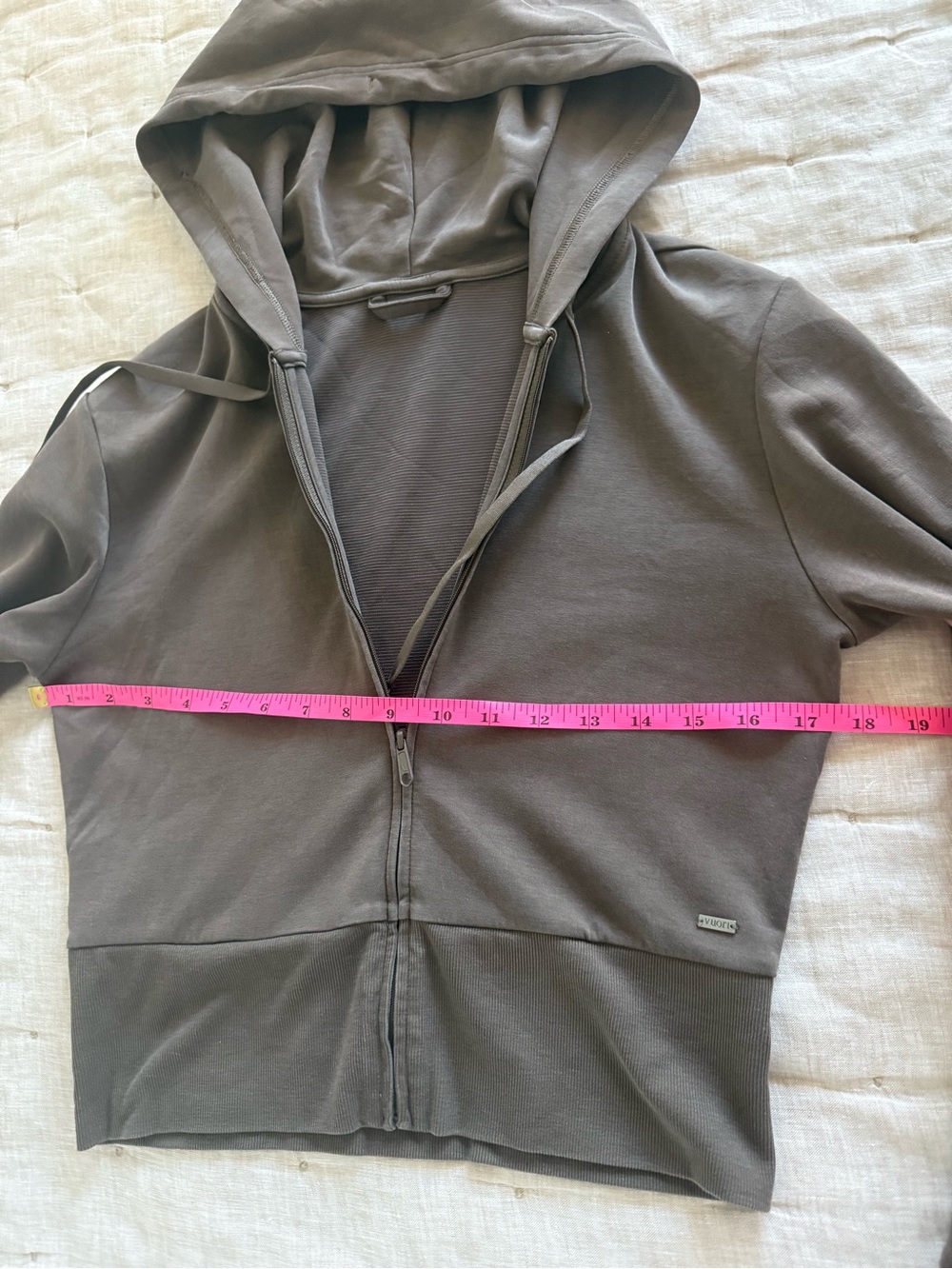 Vuori Compose Full Zip Hoodie Size Small in Espresso - Picture 9 of 10